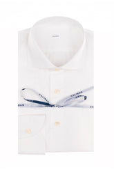 Camicia con collo francese in puro cotone giro inglese bianco - Carry over | Giemme BrandsCorporate