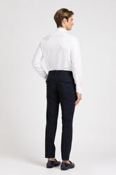 White pure pin point cotton shirt with button down collar - White | Giemme BrandsCorporate