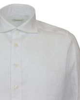 Polo regular fit in puro lino bianco - Bianco | Giemme BrandsCorporate