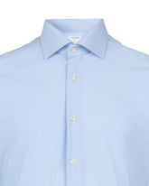 Camicia con collo francese in tessuto high performance Skinlike azzurro - Azzurro | Giemme BrandsCorporate
