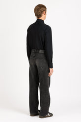 Camicia con collo francese in tessuto high performance Skinlike nero - Nero | Giemme BrandsCorporate
