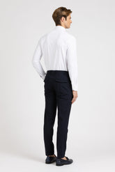 Camicia con collo francese in tessuto high performance Skinlike in twill bianco - Bianco | Giemme BrandsCorporate