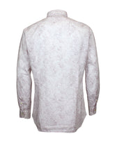 Regular fit italian collar shirt in pure cotton with exclusive pink bandana print - Pink | Giemme BrandsCorporate