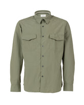 Camicia regular fit con collo italiano in puro cotone verde - Verde | Giemme BrandsCorporate