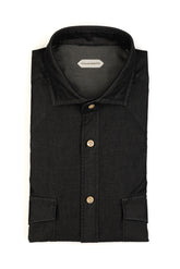 Pure cotton denim shirt with french collar - Last Chance Guglielminotti | Giemme BrandsCorporate