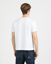 T-shirt regular fit in cotone elasticizzato bianco - Bianco | Giemme BrandsCorporate