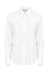 Camicia in esclusivo popeline di cotone stretch bianco - Bianco | Giemme BrandsCorporate