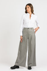 Camicia in esclusivo popeline di cotone stretch bianco - Bianco | Giemme BrandsCorporate