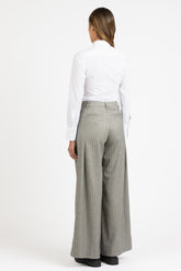 Camicia in esclusivo popeline di cotone stretch bianco - Bianco | Giemme BrandsCorporate