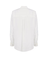 Over-Fit Hemd aus reinem, stückgefärbtem Leinen in Weiß - Damen Last Chance | Giemme BrandsCorporate