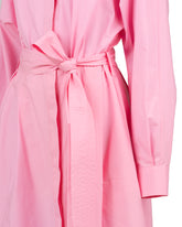 Abito a kimono over fit con cintura in vita in cotone Sangallo elasticizzato rosa - Rosa | Giemme BrandsCorporate