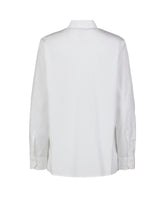 Camicia sartoriale boxy fit in puro cotone bianco -