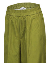 Pantaloni a palazzo regular fit in poliestere con esclusiva colorazione verde - Verde | Giemme BrandsCorporate