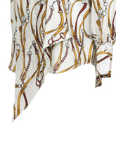 Regular-Fit-Hemd mit Schal aus reiner Seide mit exklusivem Muster in Beigetönen - Beige | Giemme BrandsCorporate