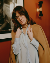 Camicia over fit in puro tencel azzurro - Caliban donna | Giemme BrandsCorporate