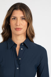 Camicia in tessuto high performance Skinlike blu - Blu | Giemme BrandsCorporate
