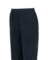 Regular fit pants in pure blue cotton - Blue | Giemme BrandsCorporate