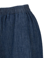 Regular-Fit Shorts aus dunkelblauem Denim aus reinem Bio-Baumwolle - Dunklem denim | Giemme BrandsCorporate