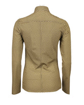 Regular fit shirt in high-performance Skinlike fabric with an exclusive green geometric print - Green | Giemme BrandsCorporate