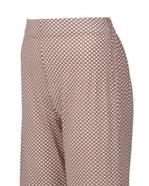 Regular fit trousers in high-performance Skinlike fabric with exclusive brown pattern - Hazelnut | Giemme BrandsCorporate