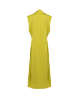 Giacca abito smanicata over fit in puro tencel verde - Verde | Giemme BrandsCorporate