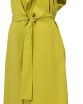 Giacca abito smanicata over fit in puro tencel verde - Verde | Giemme BrandsCorporate