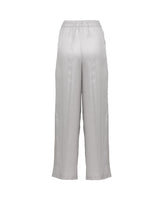 Regular-Fit Palazzo-Hose aus reinem grauem Viskosestoff - Grau | Giemme BrandsCorporate