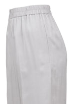 Regular-fit wide-leg pants in pure grey viscose - Grey | Giemme BrandsCorporate