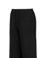 Regular fit pants in black stretch viscose - Black | Giemme BrandsCorporate