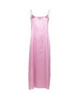 Regular-Fit Kleid aus rosa elastischer Seide - Rosa | Giemme BrandsCorporate
