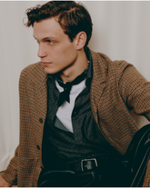 Over jacket in lana pied de poule beige - Collezione UOMO | Giemme BrandsCorporate