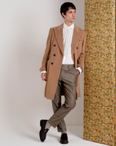 Camicia con collo francese in Vaiella di cotone e cashmere bianco - Bianco | Giemme BrandsCorporate