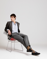 Camicia con collo francese in mussola di cotone grigia - Collezione UOMO | Giemme BrandsCorporate