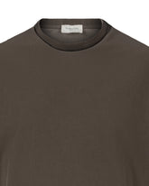 T-shirt girocollo in tessuto high performance Skinlike giro inglese marrone - Marrone | Giemme BrandsCorporate