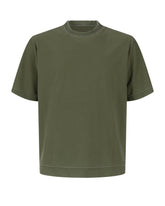 T-shirt girocollo in in tessuto high performance Skinlike giro inglese verde - Verde | Giemme BrandsCorporate