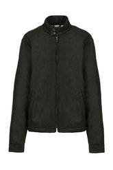Bomber imbottito in twill di lana verde - Collezione UOMO | Giemme BrandsCorporate