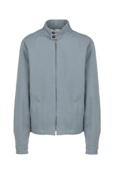 Bomber imbottito in twill di puro cotone azzurro - Azzurro | Giemme BrandsCorporate