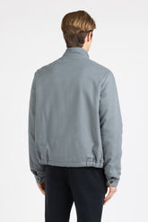 Bomber imbottito in twill di puro cotone azzurro - Azzurro | Giemme BrandsCorporate