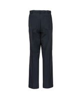 Pantaloni regular fit con coulisse in puro cotone blu - Blu | Giemme BrandsCorporate