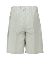 Pantaloni bermuda regular fit con coulisse in puro cotone verde - Verde | Giemme BrandsCorporate