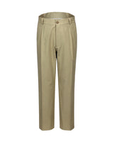 Pantaloni wide leg in puro cotone beige - Tintoria Mattei - New in | Giemme BrandsCorporate