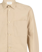 Over jacket con tasca rettangolare in puro cotone beige - Beige | Giemme BrandsCorporate