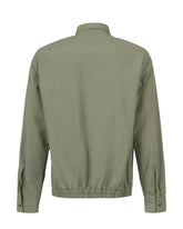 Over jacket con tasca rettangolare in puro cotone verde - Verde | Giemme BrandsCorporate