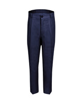 Pantaloni wide leg in puro lino blu - Tintoria Mattei - New in | Giemme BrandsCorporate