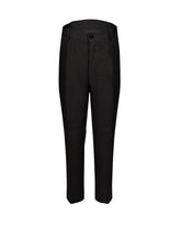 Pantaloni wide leg in puro lino nero - Tintoria Mattei - New in | Giemme BrandsCorporate