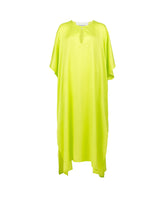 Abendkleid im Kaftan-Stil, oversized, aus reiner Viskose in Grün - Grün | Giemme BrandsCorporate
