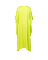 Abendkleid im Kaftan-Stil, oversized, aus reiner Viskose in Grün - Grün | Giemme BrandsCorporate