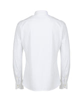 Regular-Fit-Hemd mit Button-Down-Kragen aus High-Performance-Skinlike-Gewebe in Weiß - Weiß | Giemme BrandsCorporate