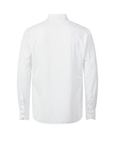 Camicia regular fit con collo francese in tessuto high performance Skinlike armaturato bianco - Bianco | Giemme BrandsCorporate