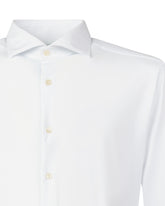 Camicia regular fit con collo francese in tessuto high performance Skinlike armaturato bianco - Bianco | Giemme BrandsCorporate
